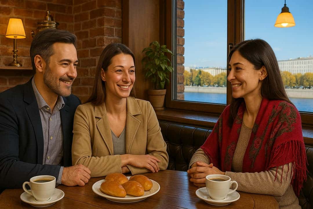 cafe meeting
